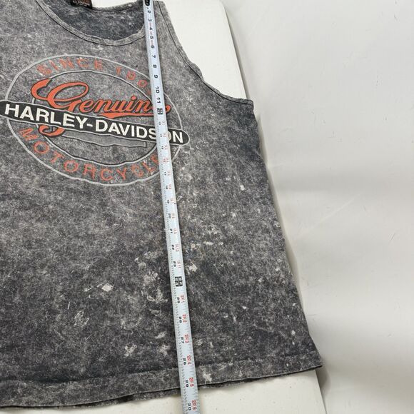 VTG 1995 Harley Davidson Sturgis Rally Graphic Motorcycle Tank T-shirt XXL Y2k - Picture 8 of 11